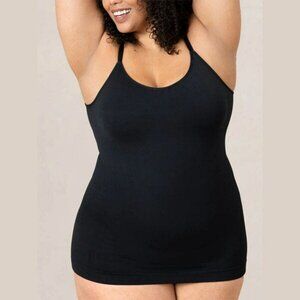 Shapermint Scoop Neck Cami Black Size Medium Seamless Tank Top Smoothing Layer